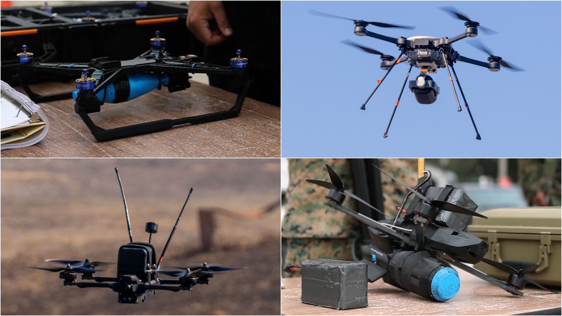 Photo: Drones being tested by the US Marine Corps. August 2025. Photo credits: US Marine Corps