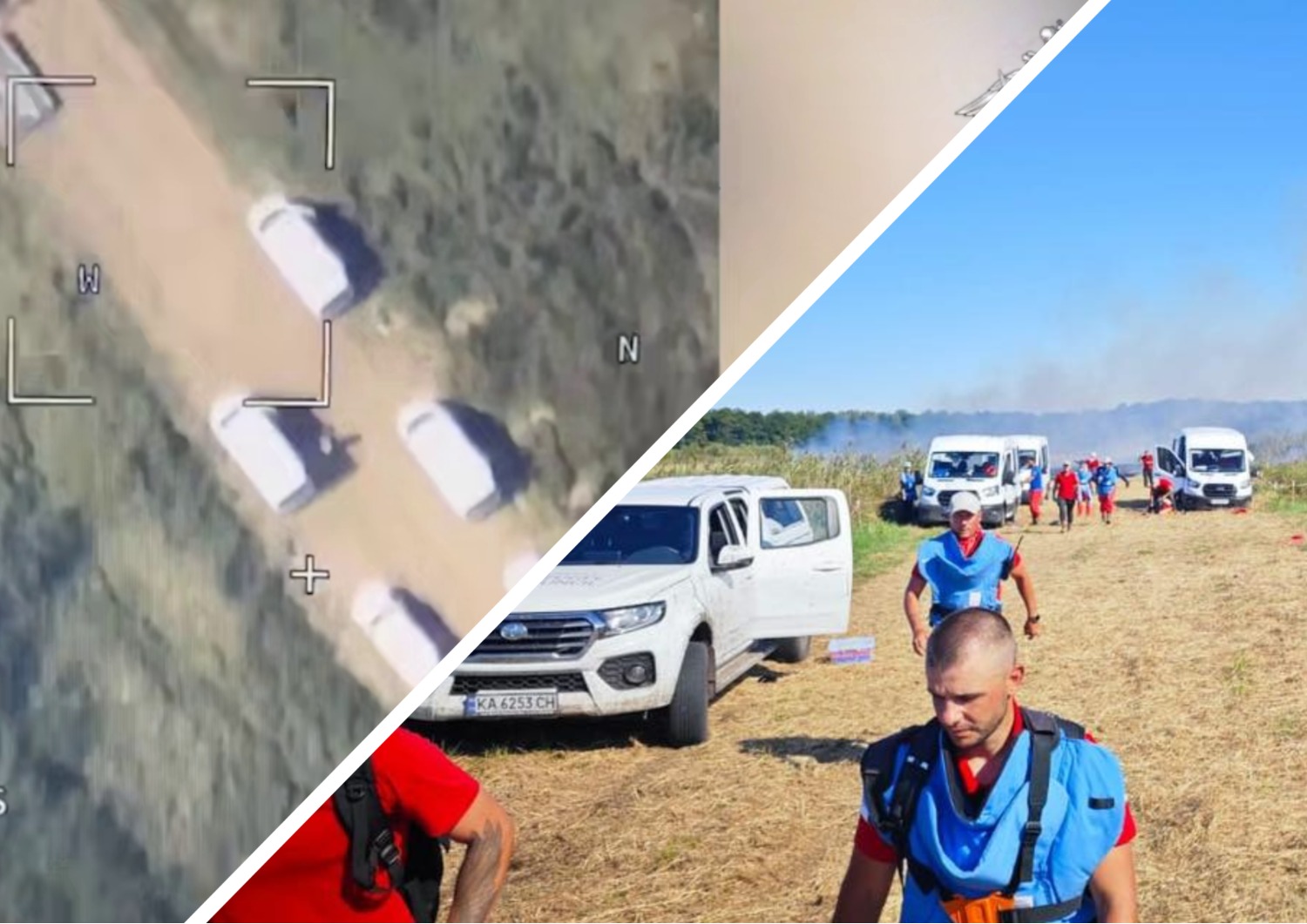 Russians Launch Iskander at Humanitarian Mission, Claim Drone Launch Site