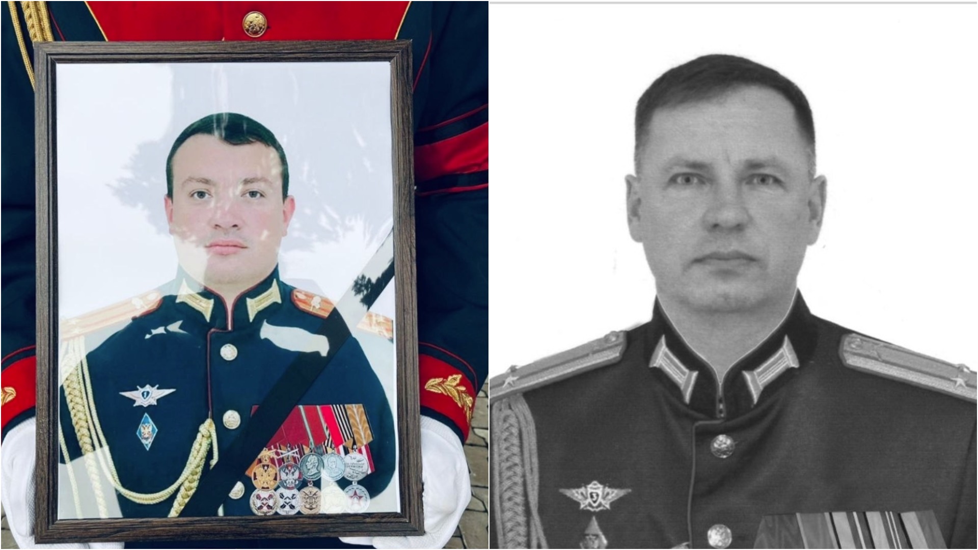 Russian officers Ruslan Shigabutdinov and Dmitry Pashabekov, who were killed on August 30, 2025