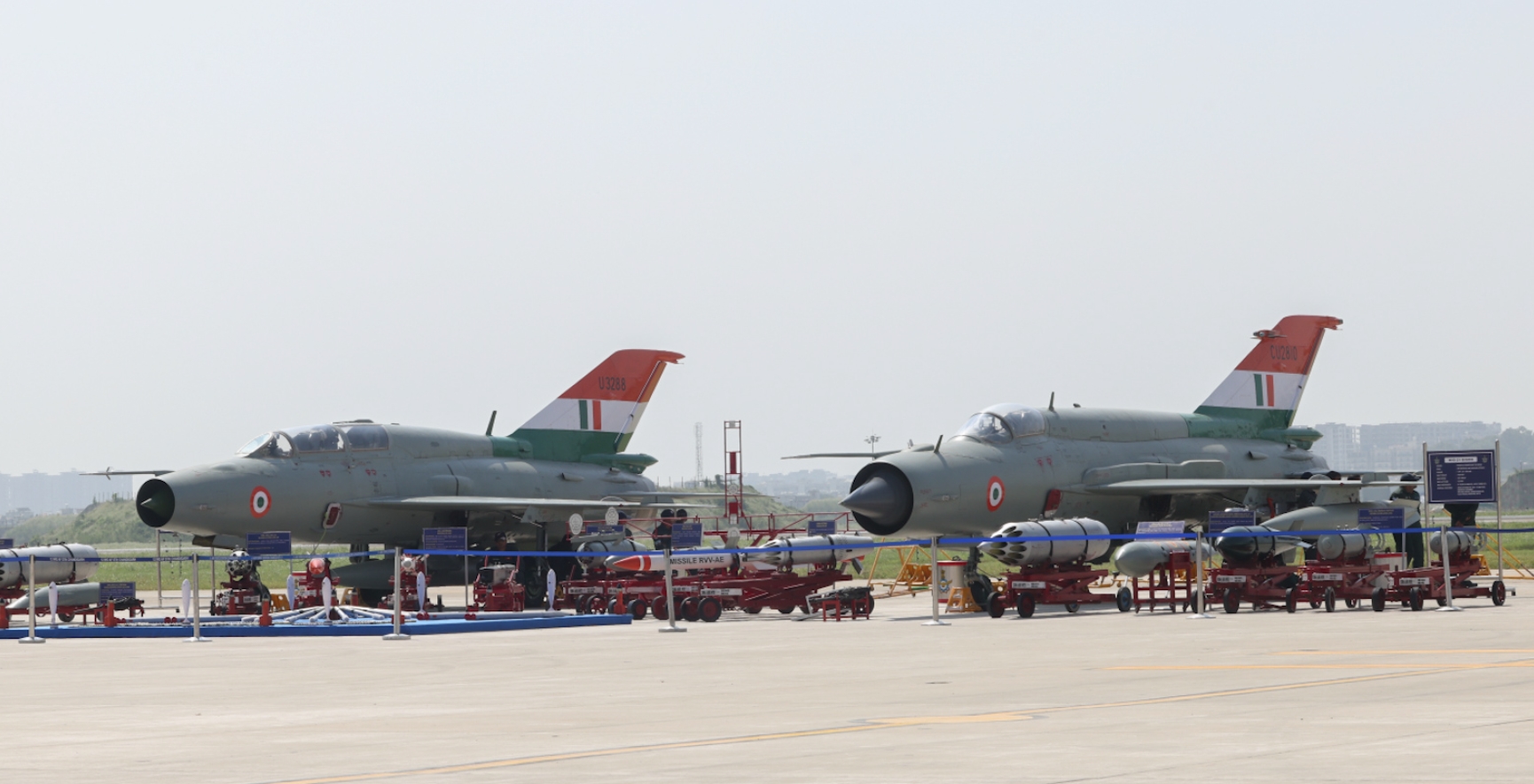 Винищувачі МиГ-21 Повітряних сил Індії. Вересень 2025. Джерело: Міноборони Індії