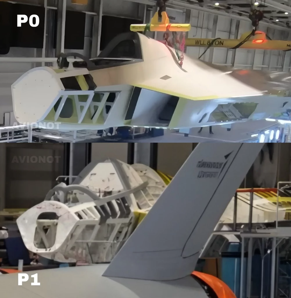 Порівняння першого і другого прототипів KAAN. Фото Avionot