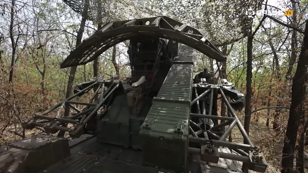 ЗРК «Оса-АК» / Osa-AKM-P1 «Zadło» (Osa-P) українських військових. Вересень 2025. Джерело: Армія ТВ