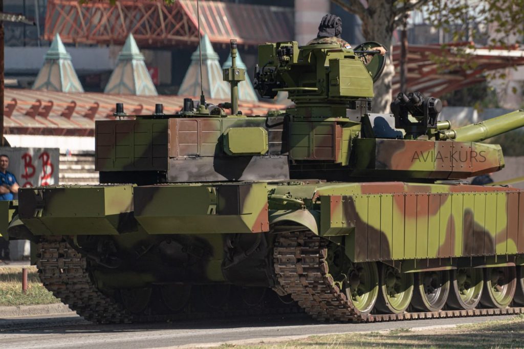 Забаштона ніша танка М-84АС3. Фото AviaKurs.