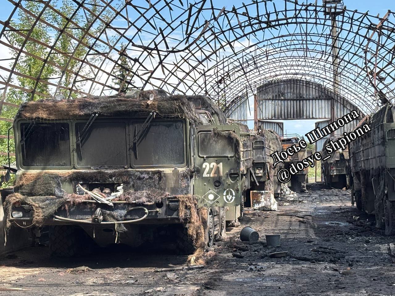 The aftermath of the Iskander-M strike at the Molkino training ground. August 2025. Photo credits: Dossier of the Spy