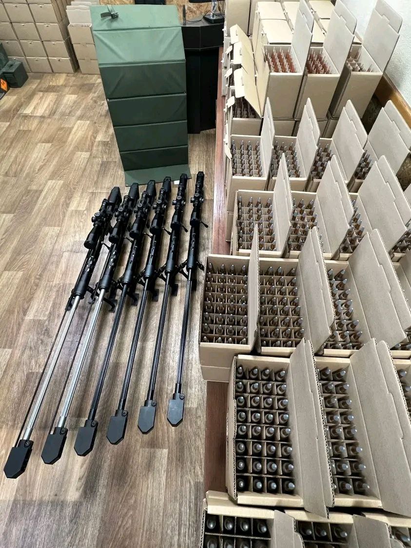 A batch of MRC Horizon's Lord rifles and ammunition delivered to the Ukrainian Defense Forces. Photo credits: Horizon's Lord