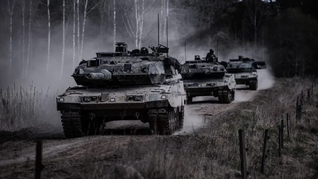 Танки Strv 122 ЗС Швеції. Фото: МО Швеції