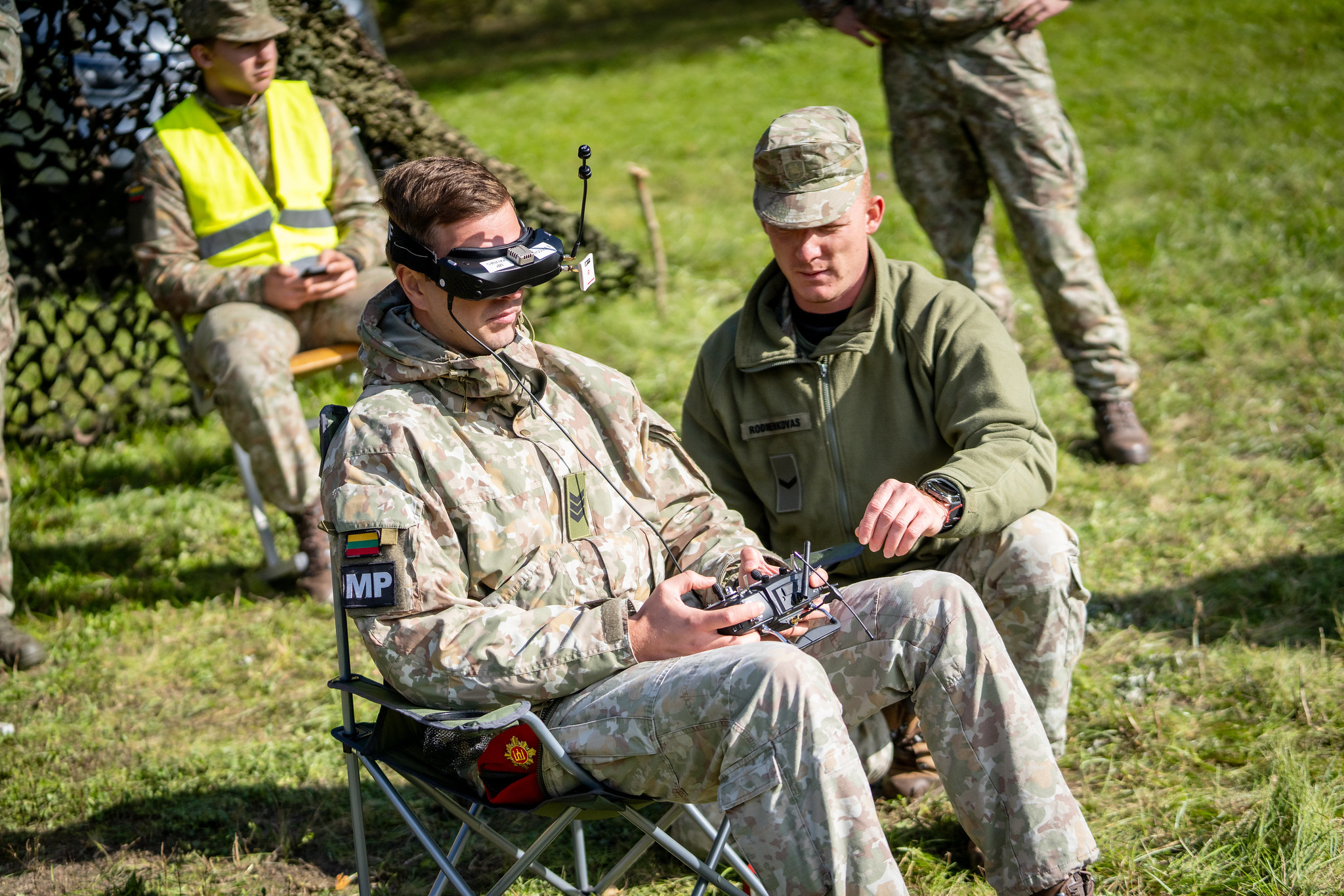 Литовські військові під час "Днів дронів". Литва, жовтень 2025 Фото: Міноборони Литви