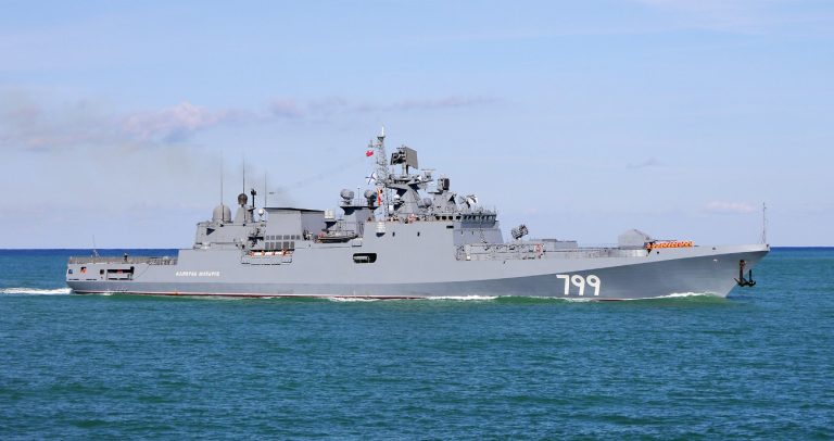 The Admiral Makarov frigate of the Russian Navy. 2018, Sevastopol, Ukraine. Photo credits: Russia’s Defense Ministry