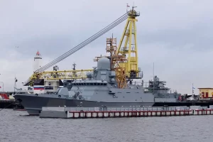 From the Caspian to the Baltic: Russia Moves Kalibr Missile Carrier