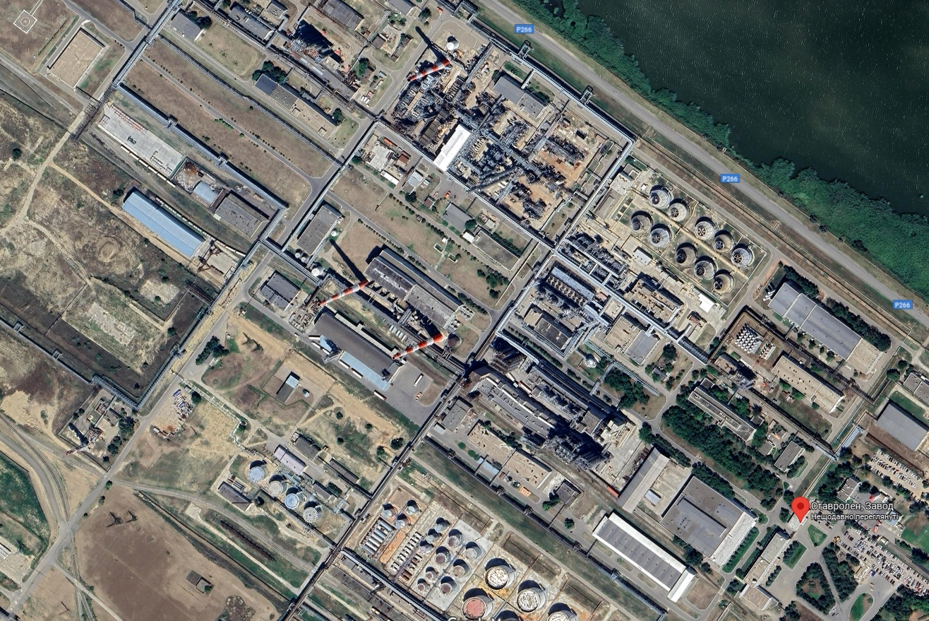 Нафтохімічний завод «Ставролен». Фото: Google Maps