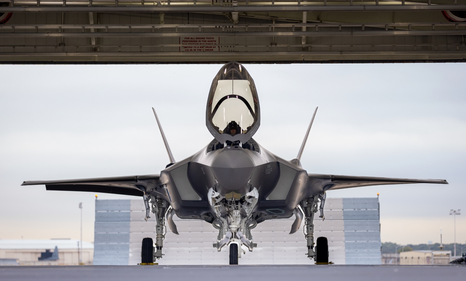 Винищувач F-35 польських Повітряних сил. Жовтень 2025. Джерело: @MON_GOV_PL