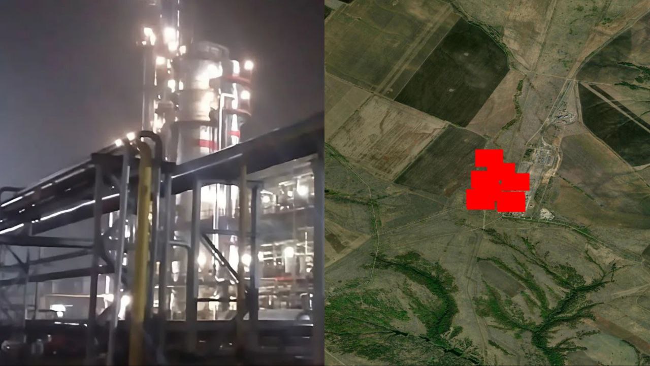 Night Drone Attack: Satellites Spot Fires at Gas Plant and Oil Pumping Station in Russia’s Volgograd Region