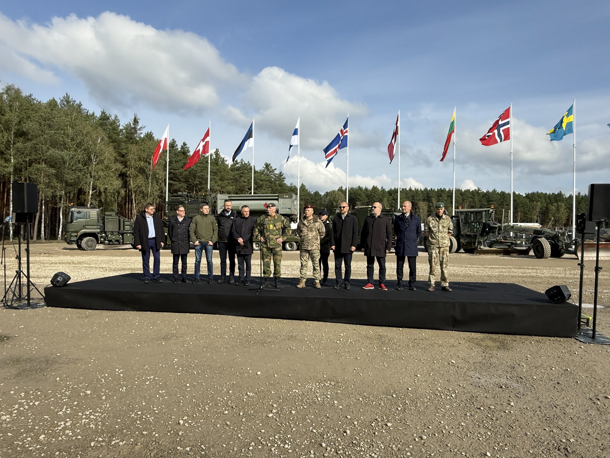 Opening of the Camp Jomsborg training center for Ukrainian troops in Poland, October 1, 2025. Photo credits: Vasyl Bodnar