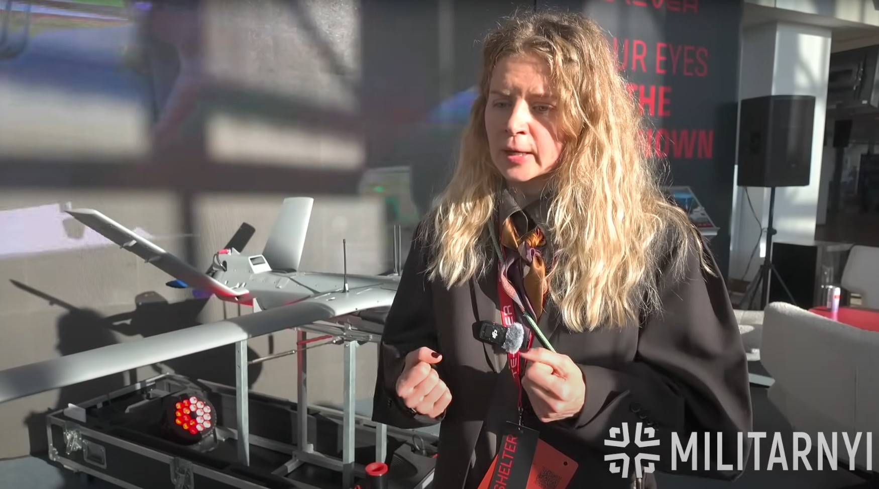 Представниця компанії TEKЕVER Катерина Безсудна. Джерело: "Мілітарний"