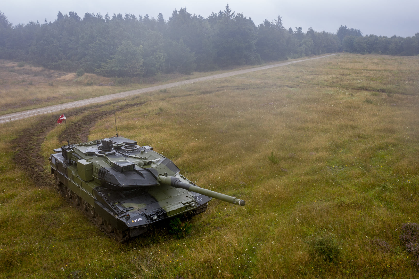 Leopard 2A7DK сухопутних сил Данії. Фото: Міністерство оборони Данії