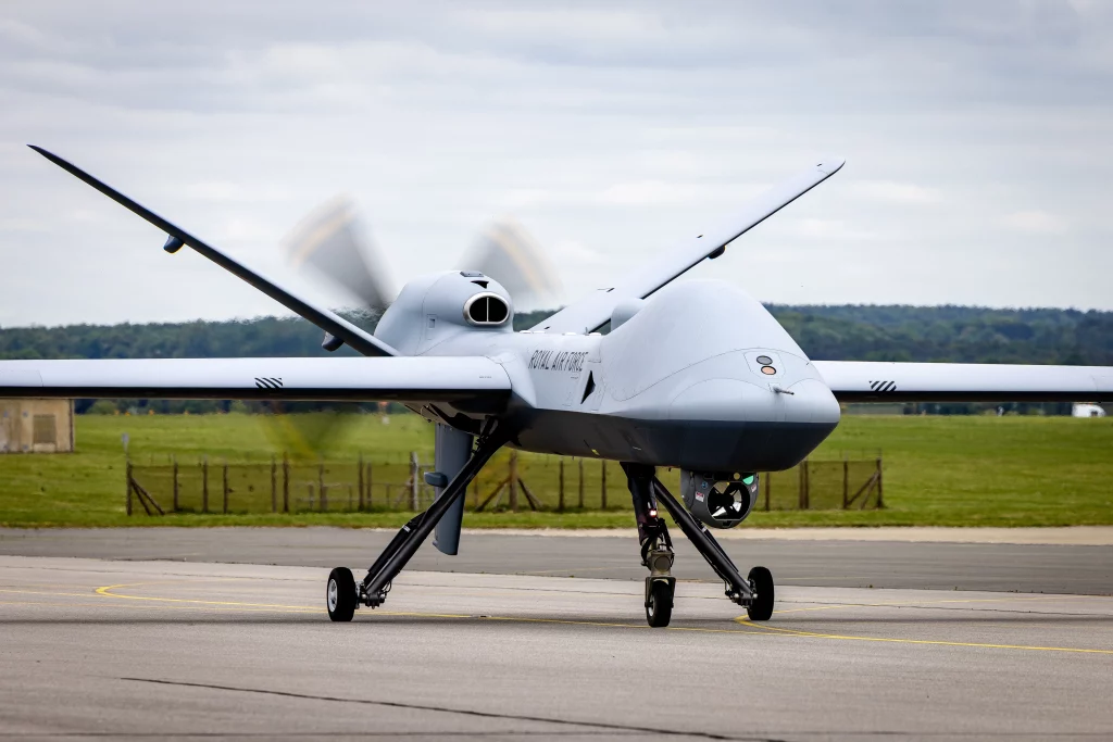 MQ-9B Protector Королівських Повітряних сил Великої Британі. Фото Королівські Повітряні сили Великої Британії