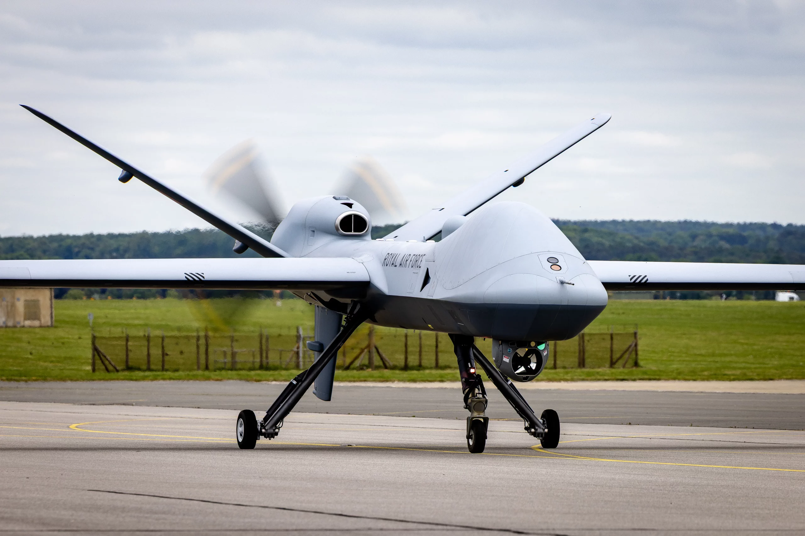 MQ-9B Protector Королівських Повітряних сил Великої Британі. Фото Королівські Повітряні сили Великої Британії