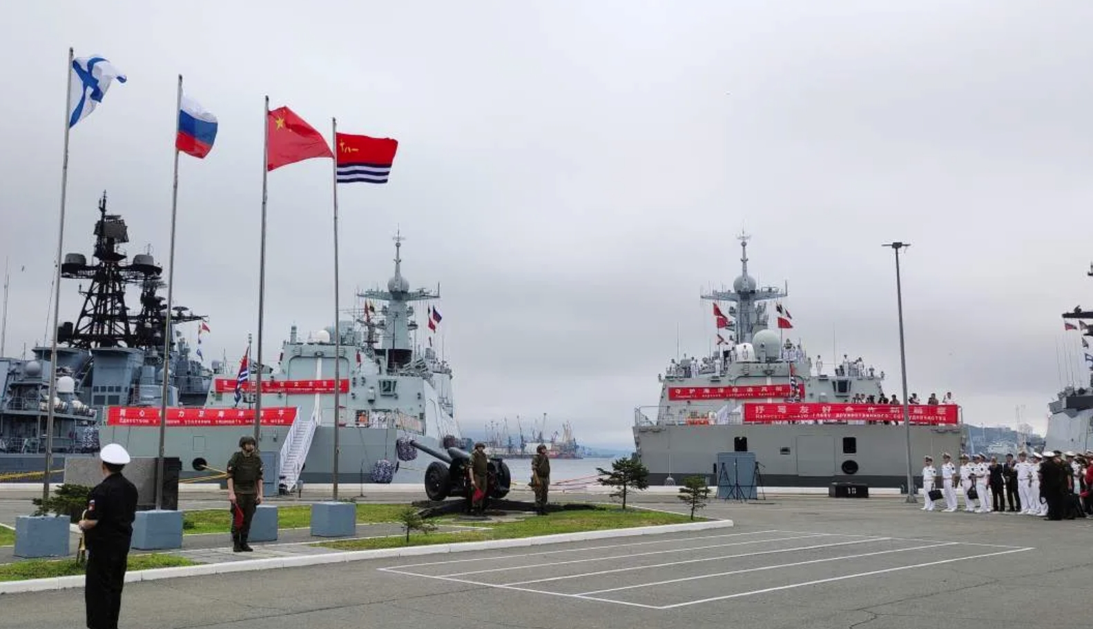 The joint China-Russia Naval Exercise Maritime Interaction 2025. Source: Russian Ministry of Defense