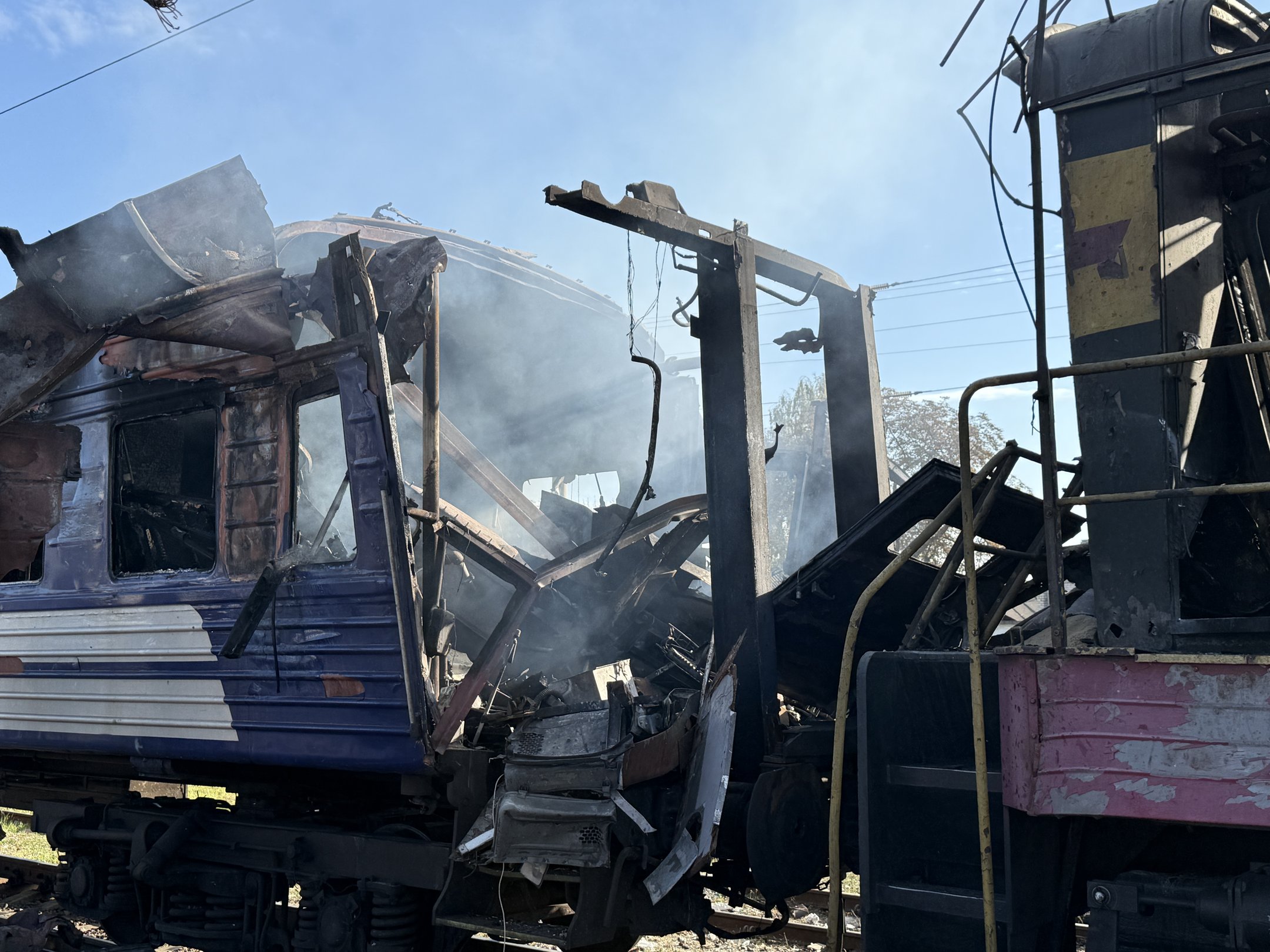 The aftermath of the attack on Shostka on October 4, 2025. Photo credits: Suspilne