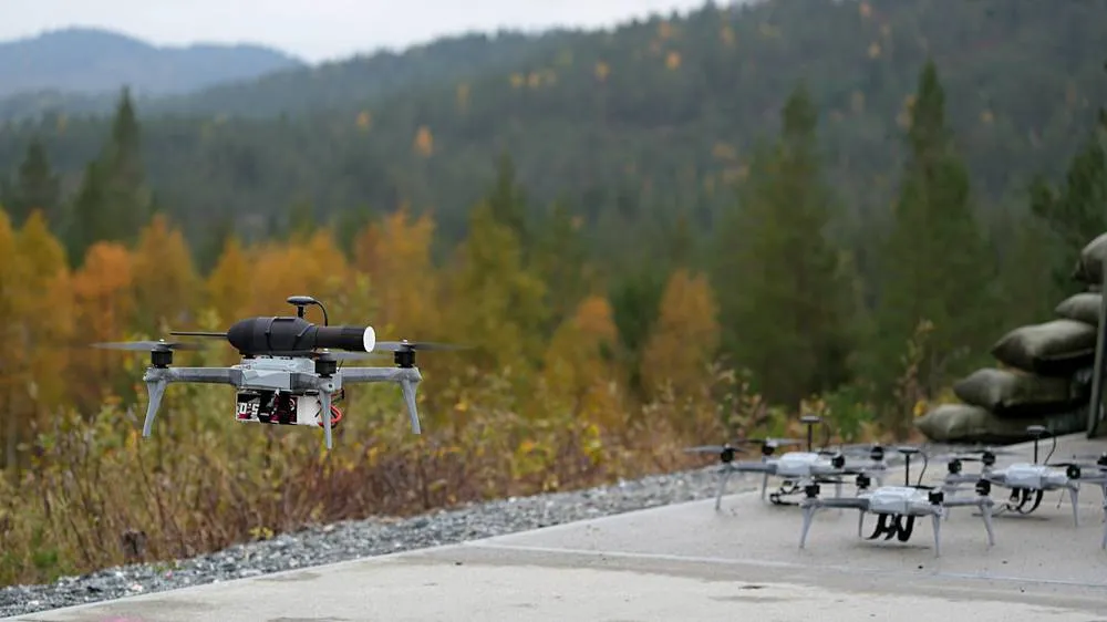 Норвезькі FPV дрони. Фото Ганс-Крістіан Рангнес NRK