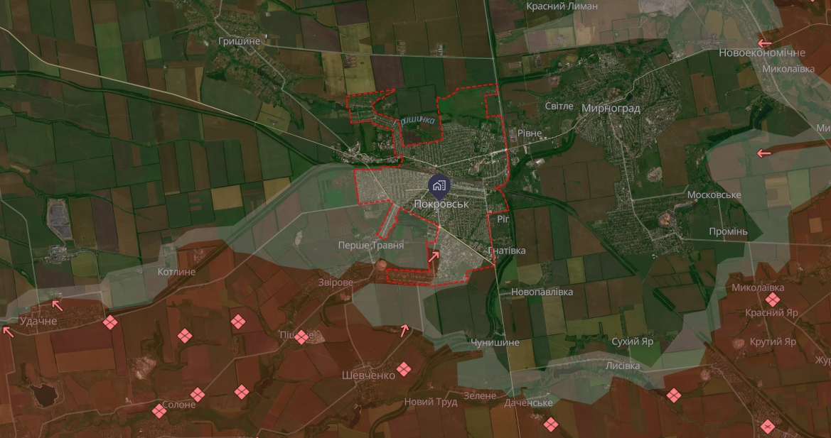 Ukrainian General Staff: Russians Amass 200 Troops in Pokrovsk