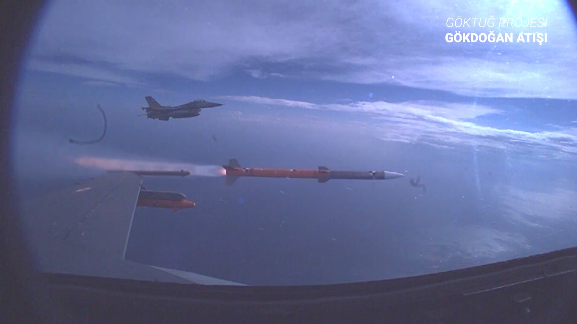 Випробування ракети Gökdoğan з винищувача F-16. 19 жовтня 2025 року. Джерело: Mehmet Fatih KACIR