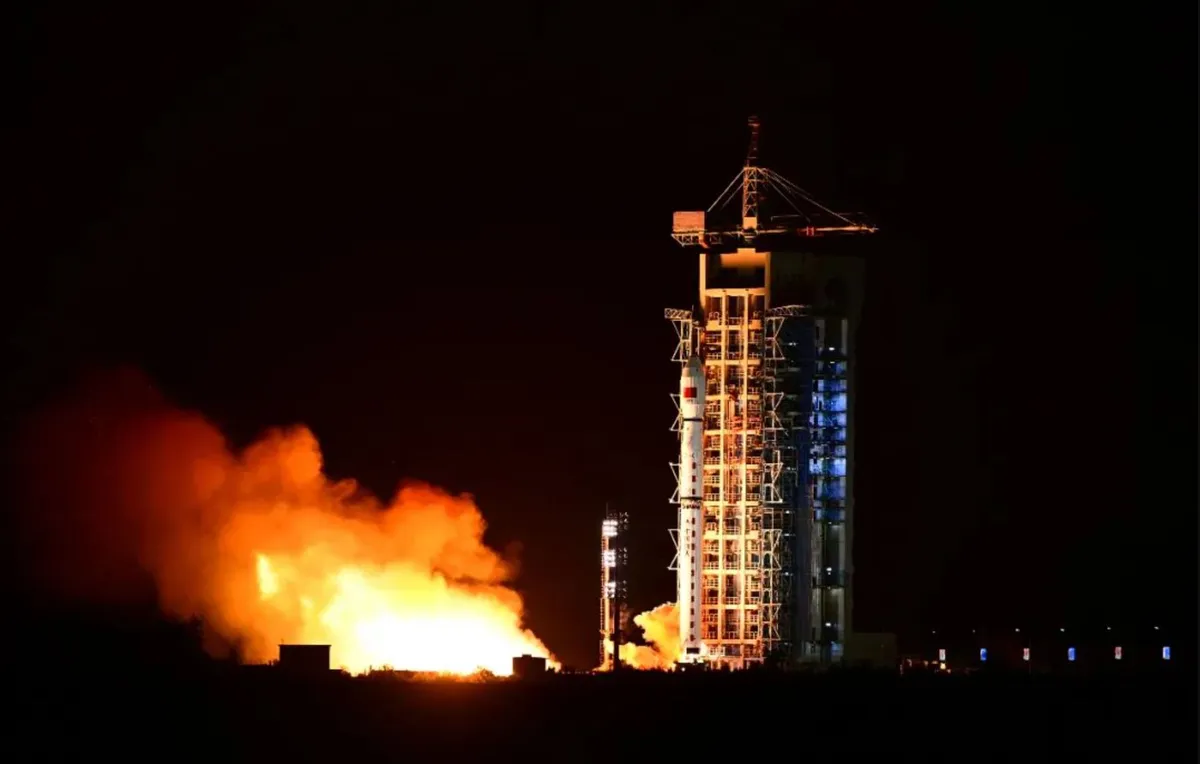 A Long March 4C rocket carrying three Yaogan 33 satellites launches from the Jiuquan Satellite Launch Center on September 6th, 2023. Photo credits: Ourspace