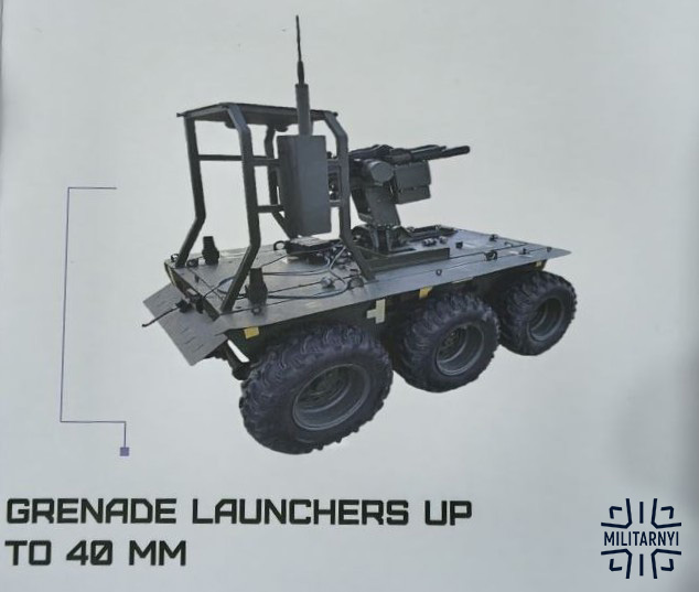 НРК UMP-2 «Равлик» з 40 мм гранатометом. 30 вересня 2025 року. Фото: Мілітарний