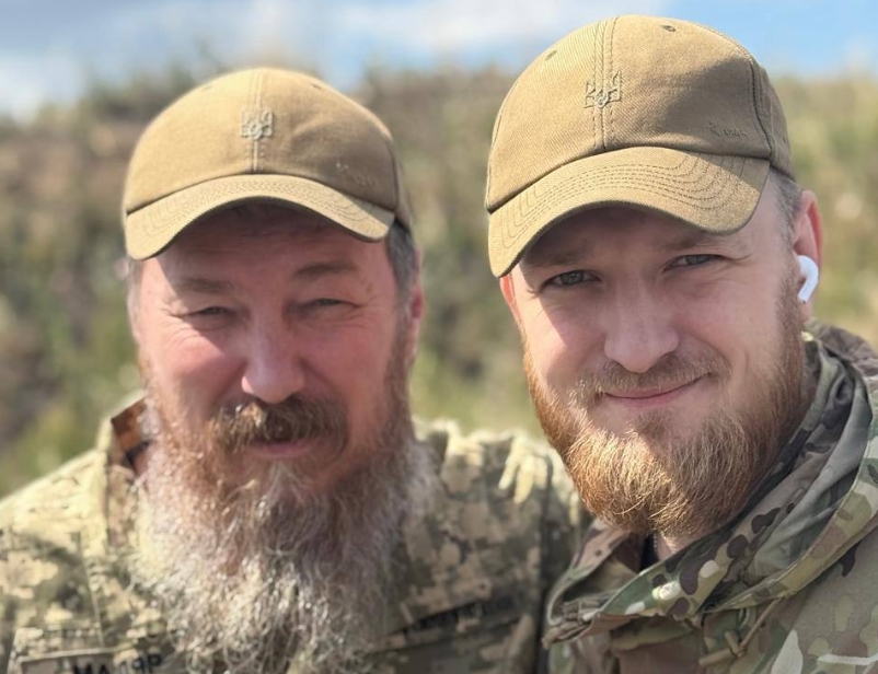 Роберт «Мадяр» Бровді та Андрій Клименко. Джерело: telegram канал «Мадяра»