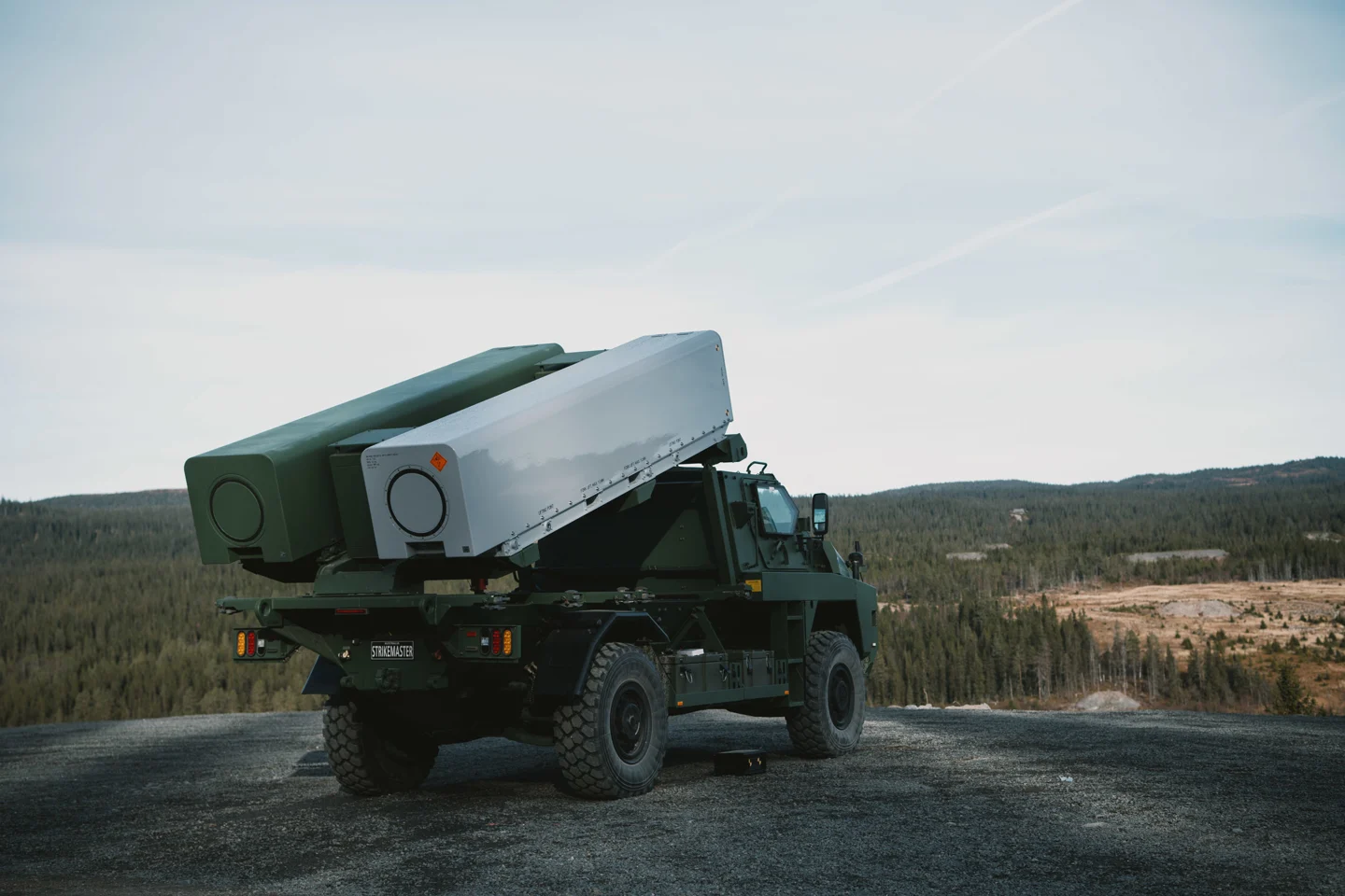 Випробування пускової установки StrikeMaster. 22 жовтня 2025 року. Фото: Kongsberg