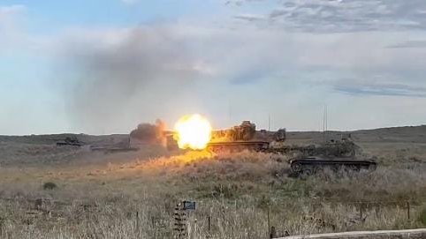 Стрільба з аргентинських танків ТАМ. 9 жовтня 2025 року. Фото: Ejército Argentino