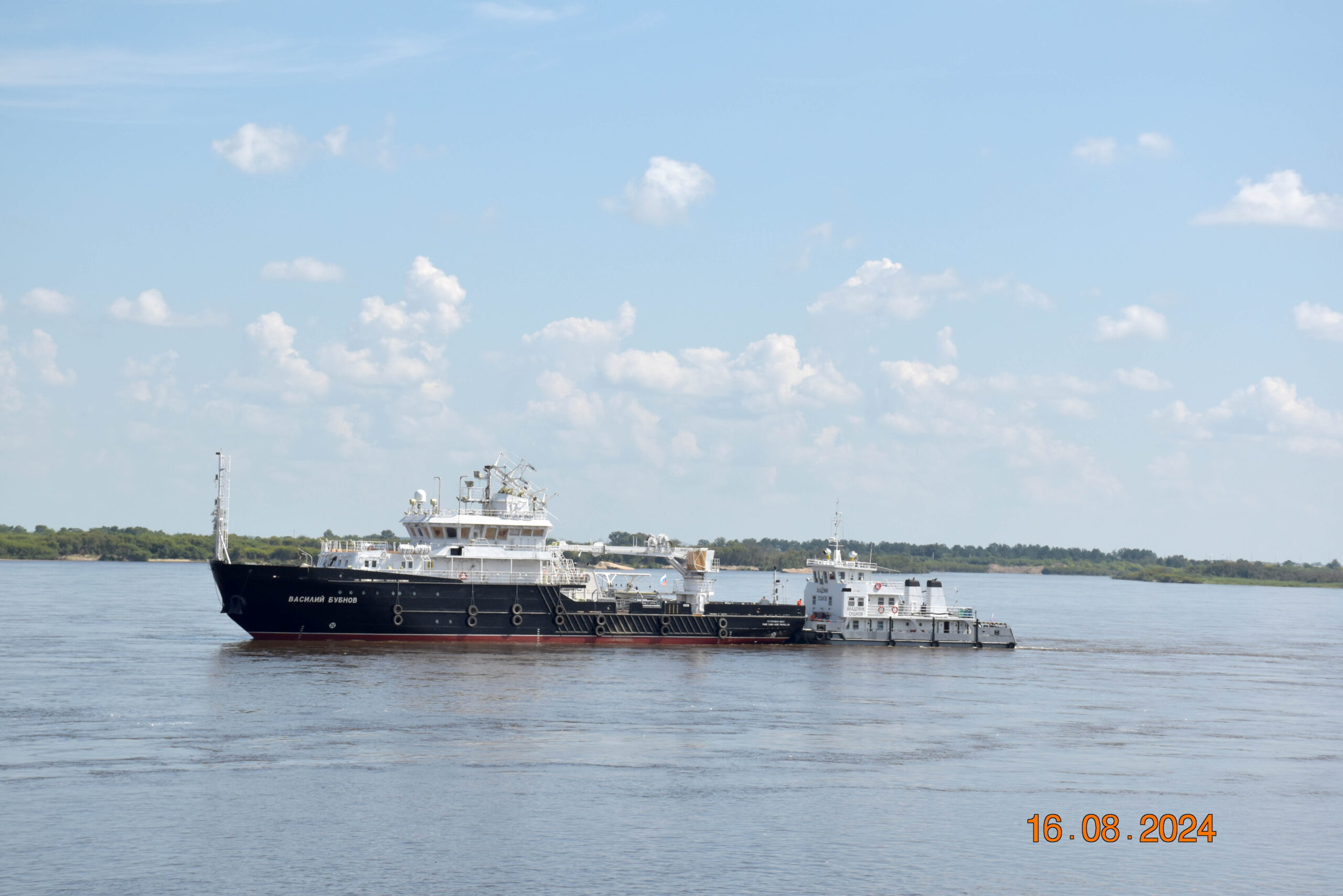 Мале гідрографічне судно «Василий Бубнов» проєкту 19910. 16 серпня 2024 року. Джерело: Флагман