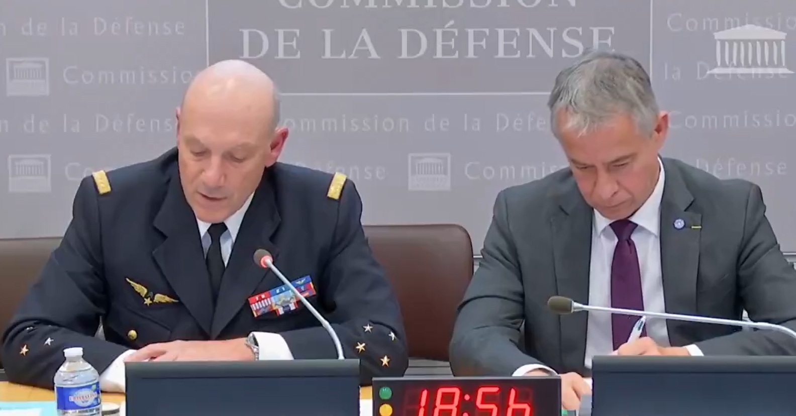 Screenshot from an interview with Air Force General Jérôme Bellanger. Photo credits: French Aid to Ukraine