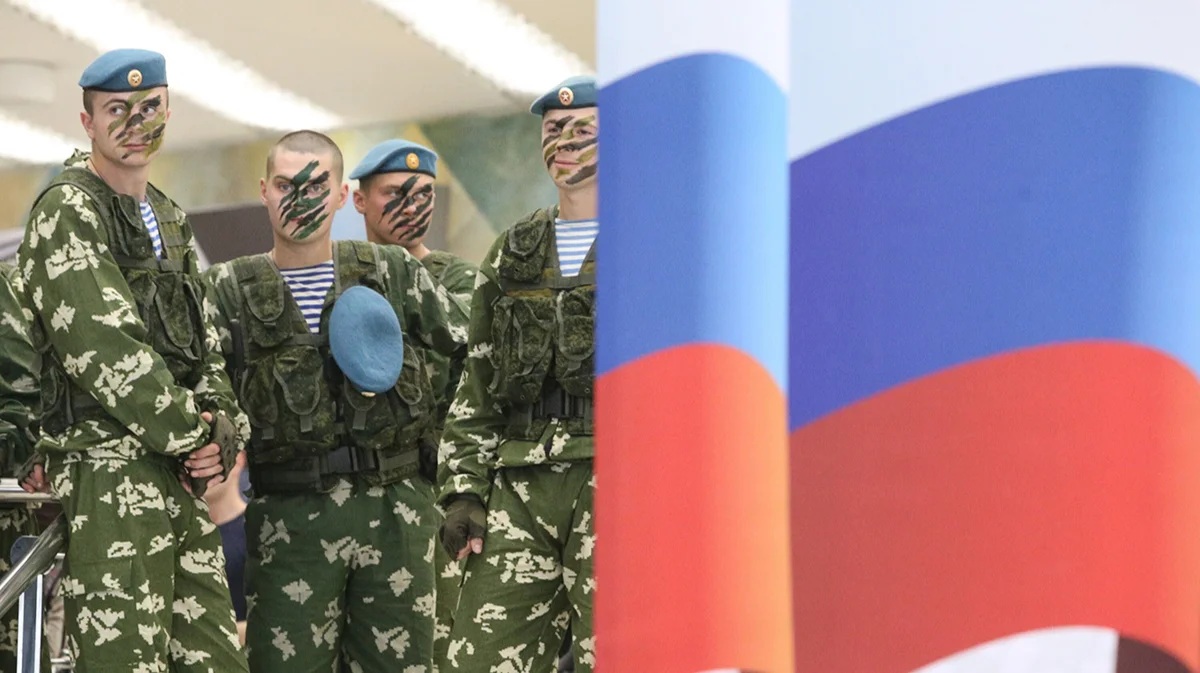 Молодіжно-патріотична акція «Москвичі на службі Росії», присвячена весняному призову до армії. Фото: Андрій Нікеричев / агентство «Москва»