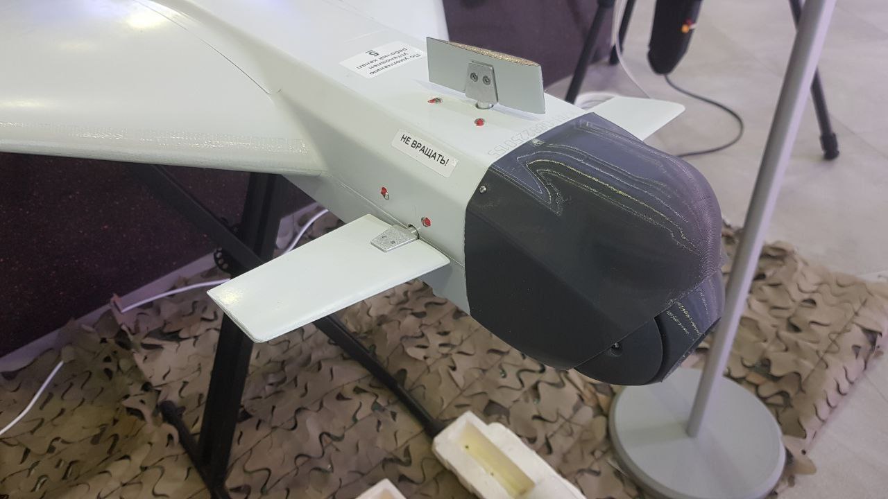 New Russian Klin kamikaze drone. Photo credits: Sonyashnyk Telegram channel