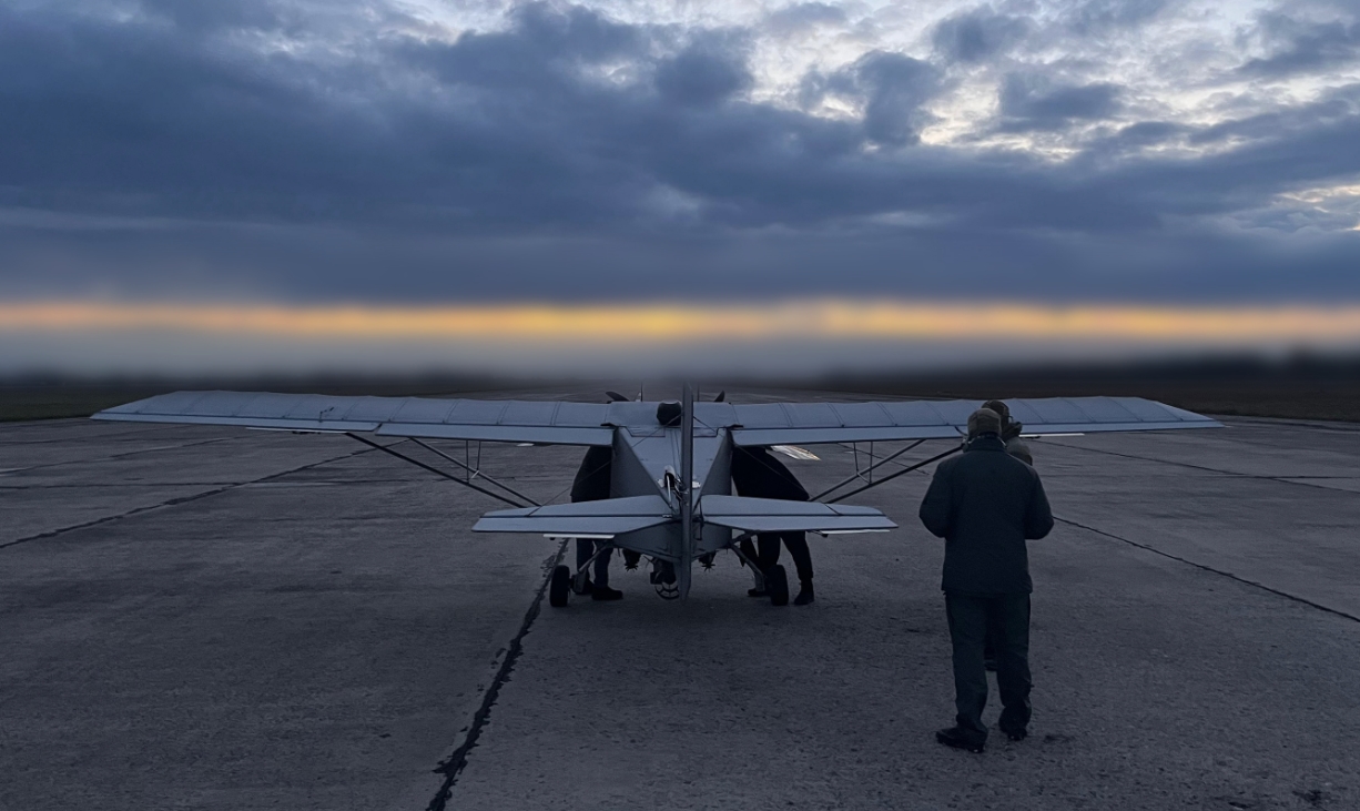 A Ukrainian light-engine bomber drone. Photo credits: Babel 