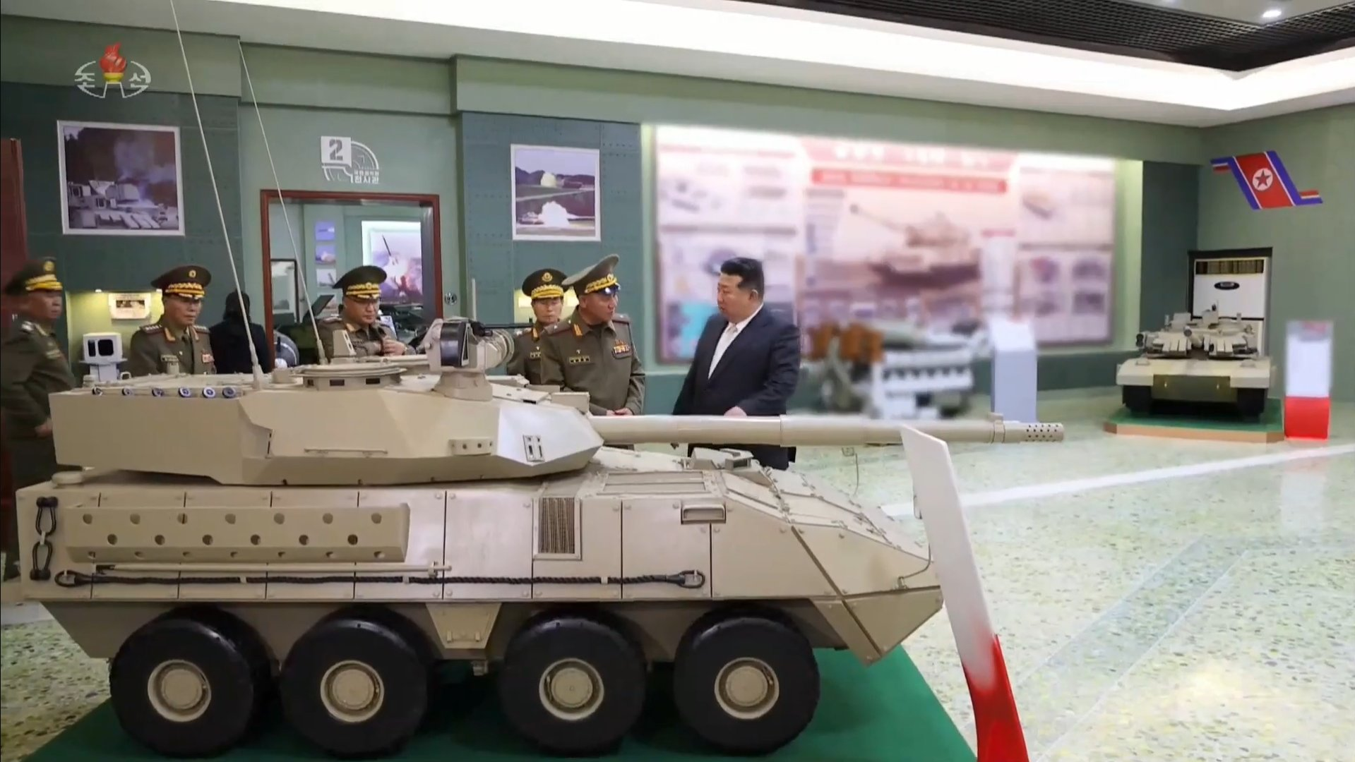 A model of a North Korean wheeled tank. Source: KPA_bot.