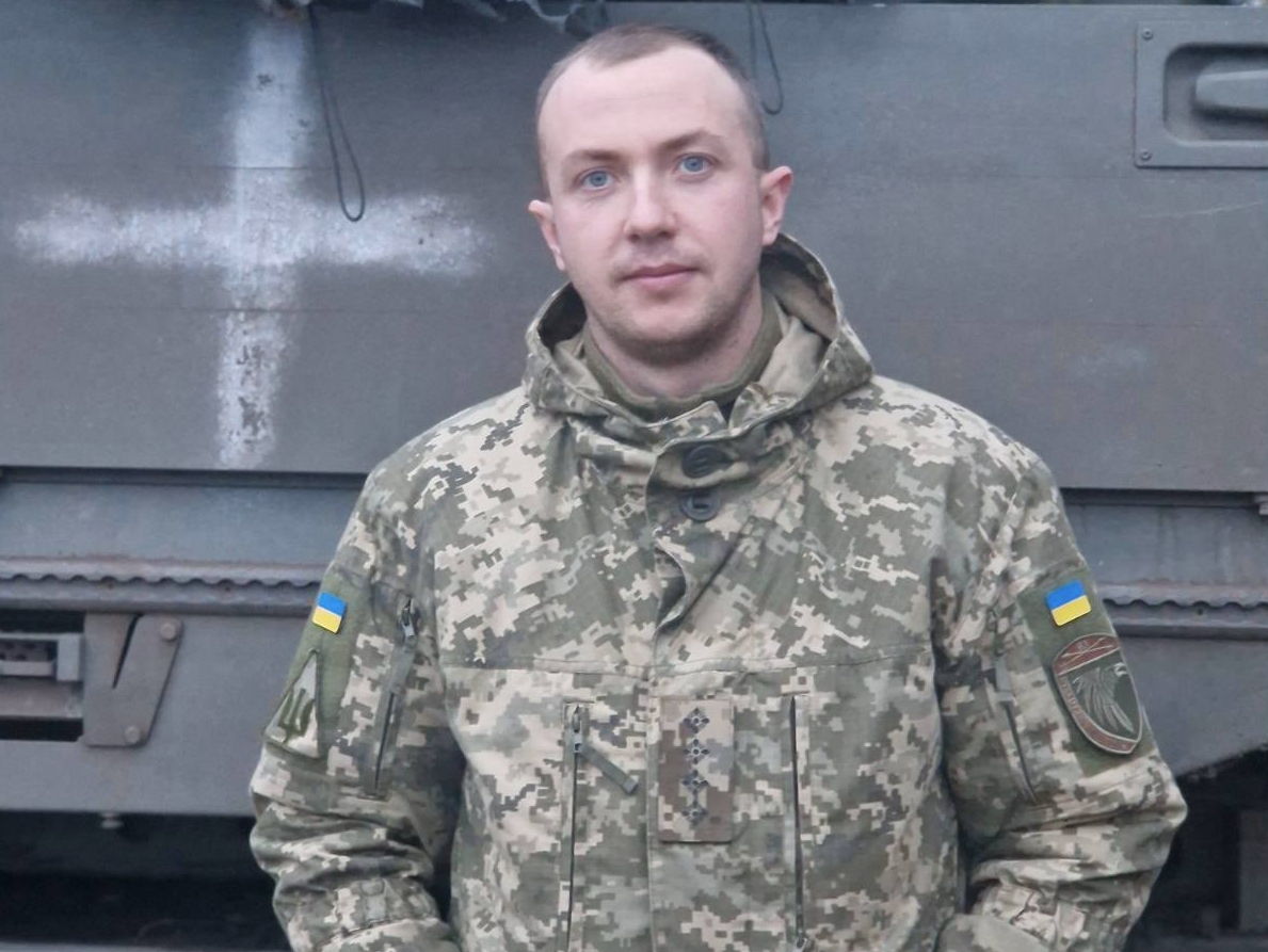 Artem is the commander of the Raven air defense missile system combat crew. 2025. Photo credits: Ukrainian Air Force