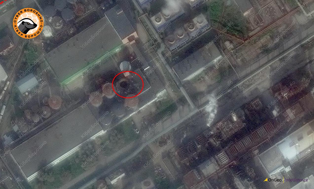 Українські дрони пошкодили цех хімводопідготовки заводу «Уралхим». Джерело: "КіберБорошно"