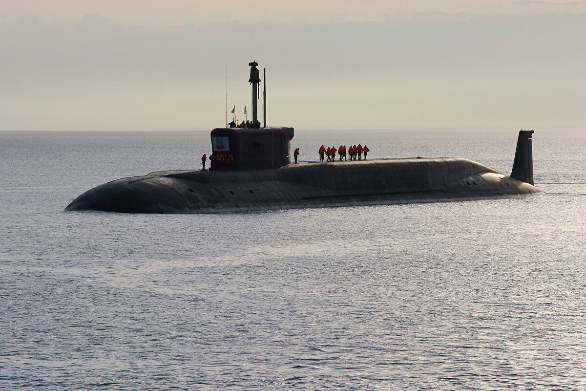 A Borei-class nuclear submarine. Photo credits: Russian Navy