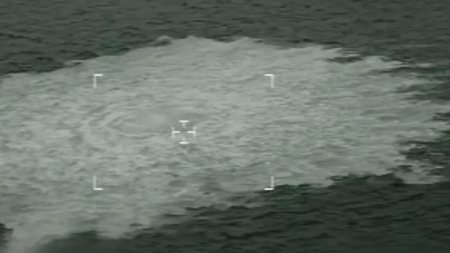 Передбачуваний момент вибуху газопроводу "Північний потік" Фото: Anadolu