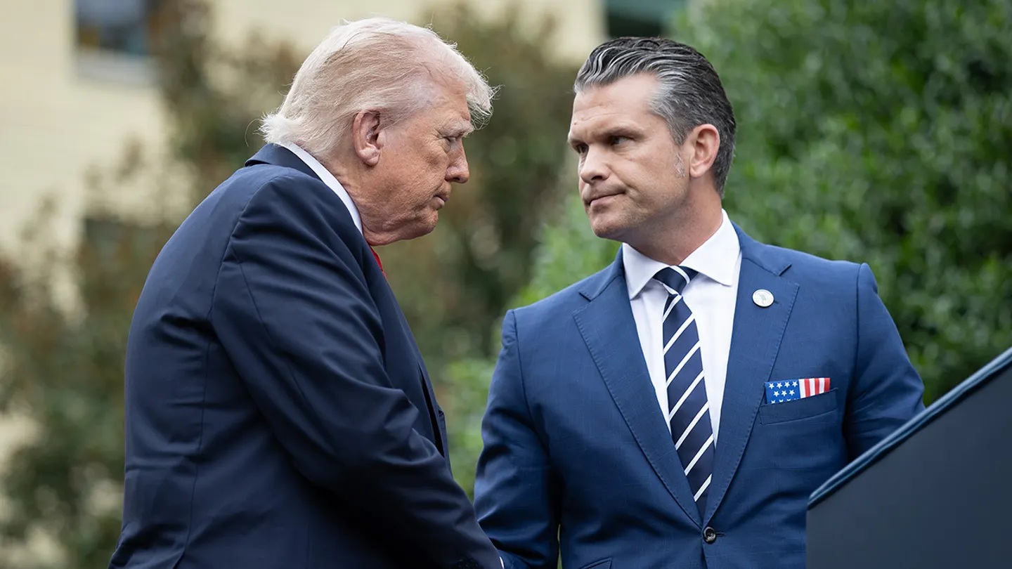 President Donald Trump said he had instructed Secretary of Defense Pete Hegseth to ensure that military personnel received their paychecks. (Win McNamee/Getty Images)