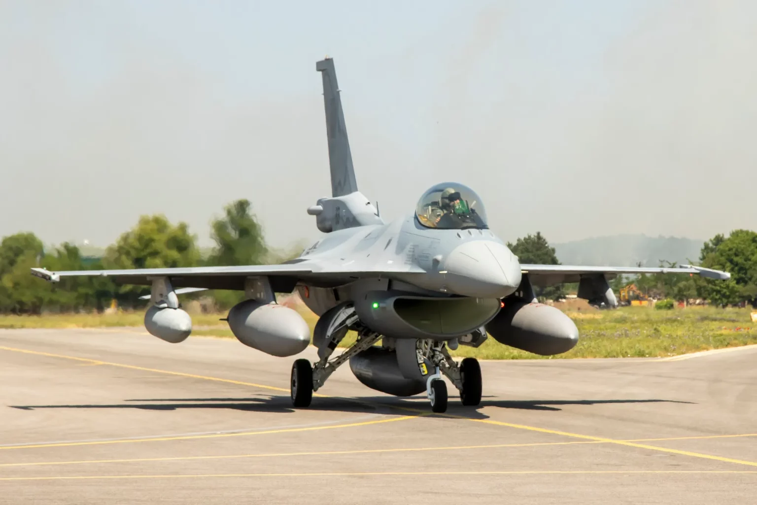 Another F-16C Block 70 that arrived in Bulgaria. Photo credits: Ministry of Defense of the Republic of Bulgaria