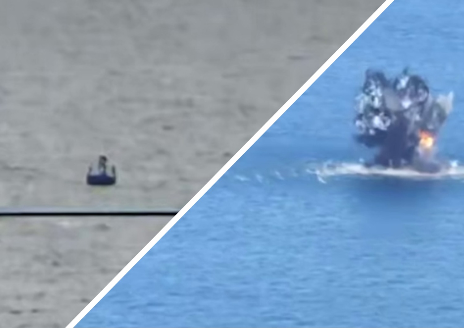 Ukrainian Sailors and Recon Forces Destroy Russian Surface Drone in Black Sea