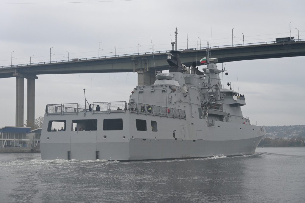 Артилерійська установка Rheinmetall Millennium на борту болгарського партульного корабля «Храбрі».