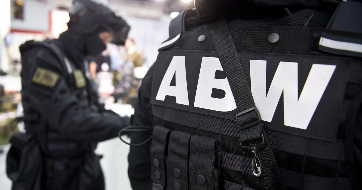 Members of the Polish security service ABW. Illustrative photo