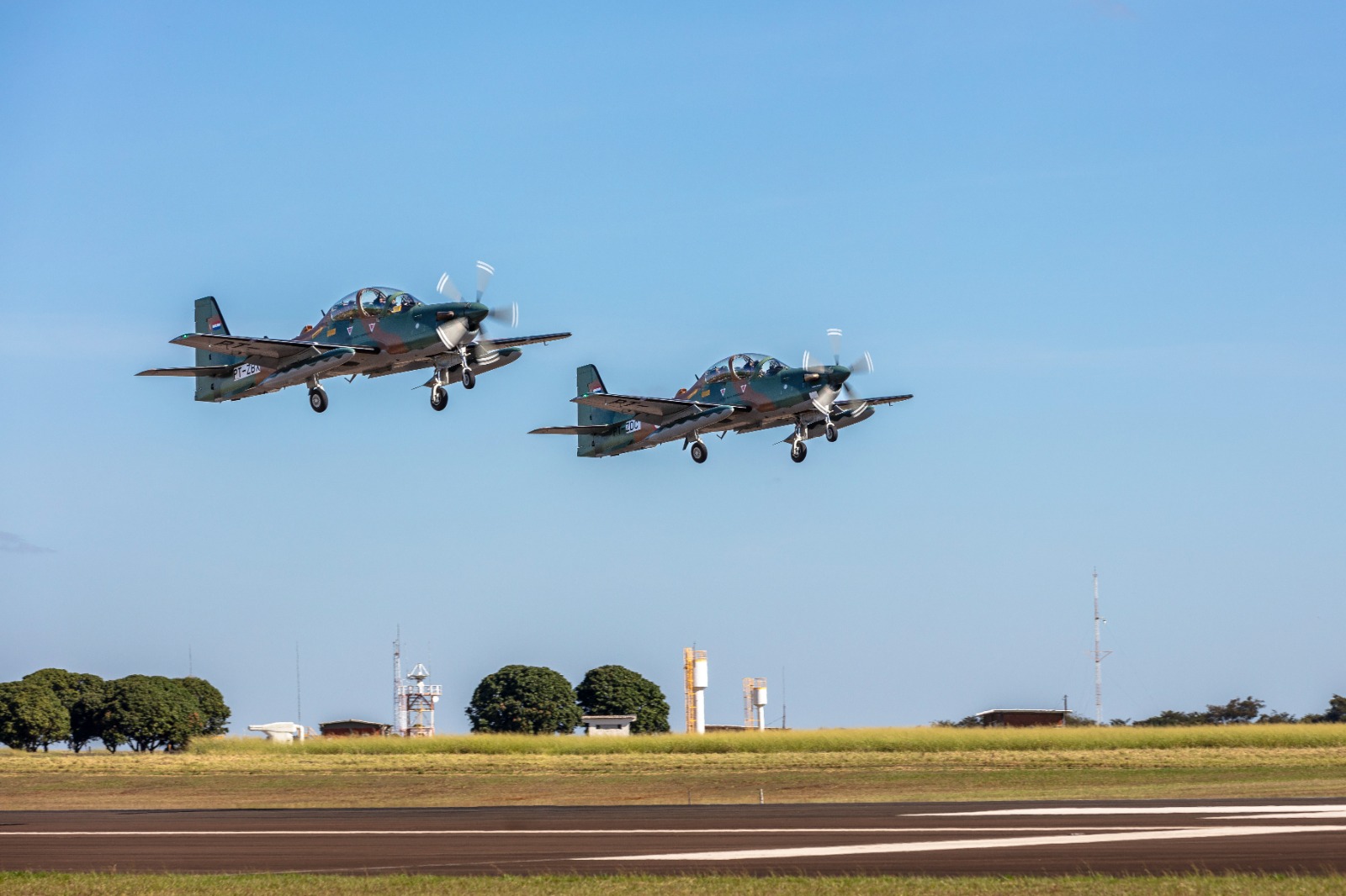 Super Tucano aircraft of the Paraguayan Air Force. June 2025. Photo credits: Embraer