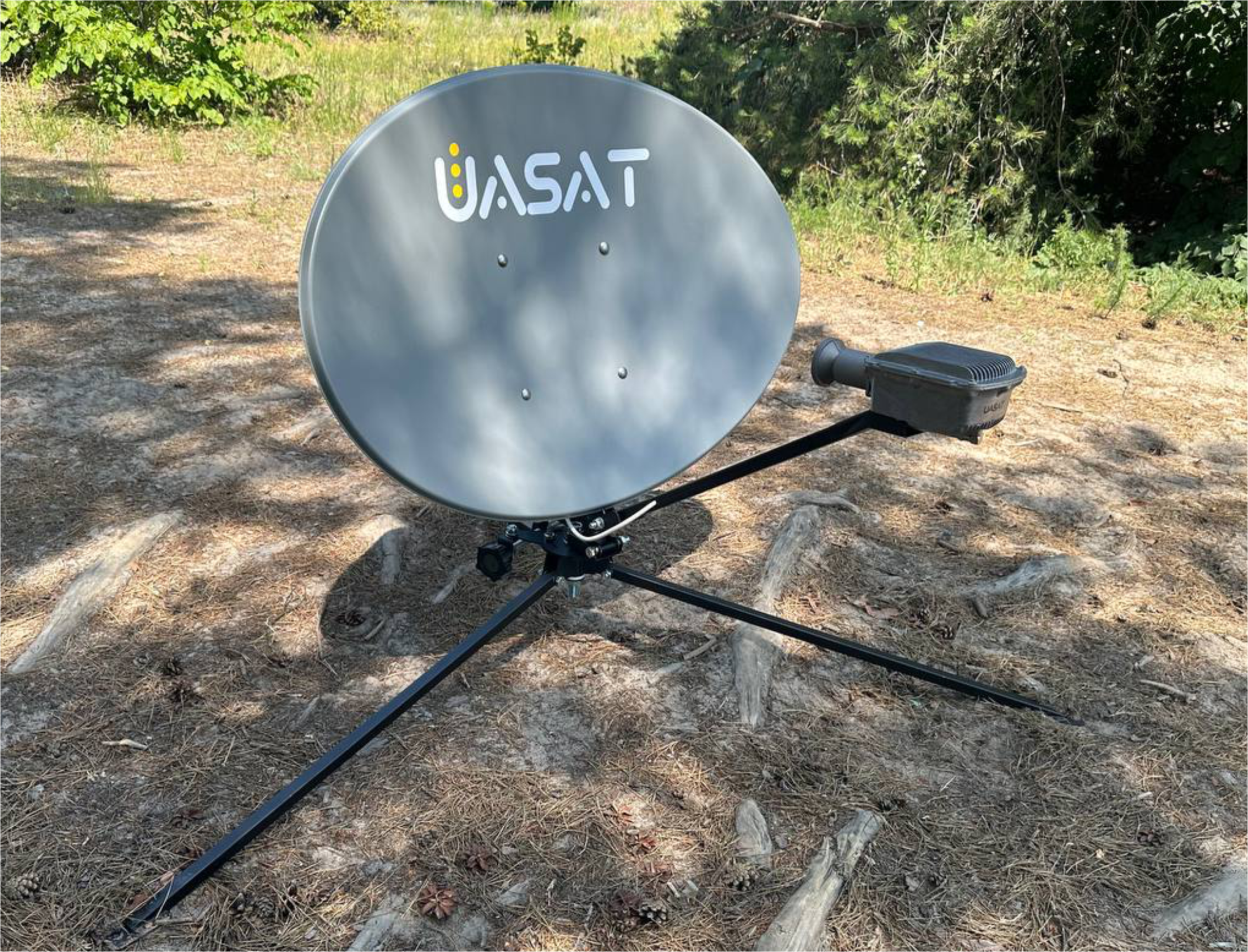 UASAT GEO 74 satellite terminal. 2025. Photo credits: UASAT.