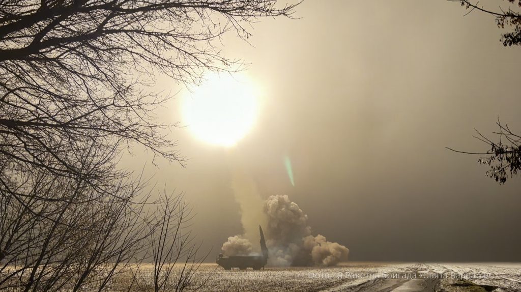Нічні пуски українських комплексів "Точка-У". Фото: 19-а ракетна бригада ЗСУ.