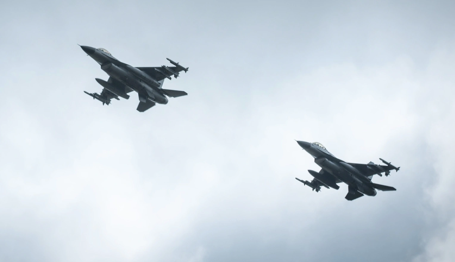 Ukrainian F-16 fighter jets. 2024. Photo credits: Ukrainian Air Force Command